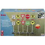 5-Piece Double Sided Australian Traffic Signs - Suitable For Ages 3+ Years