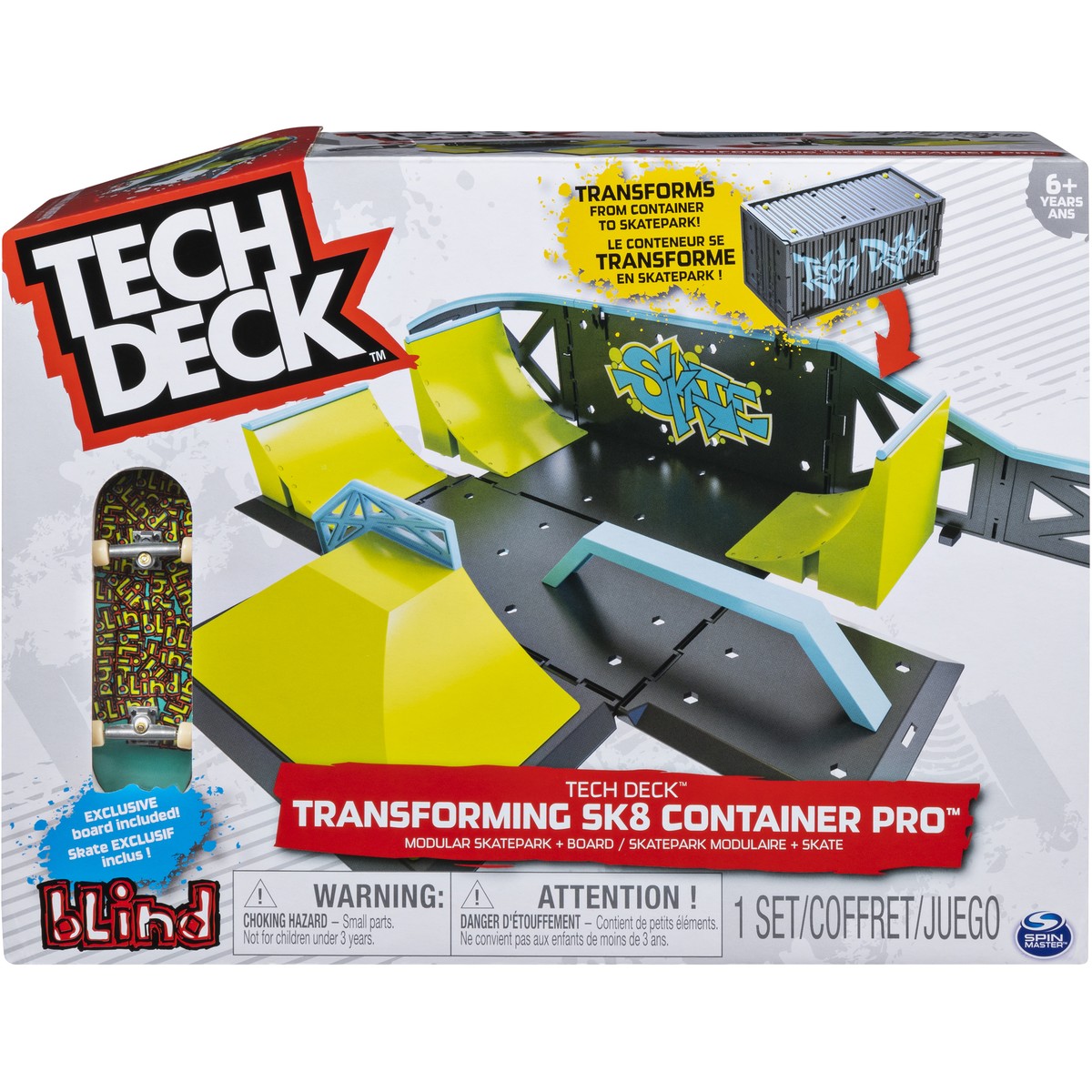 Tech Deck Transforming Street Container / For Ages 6+ Years