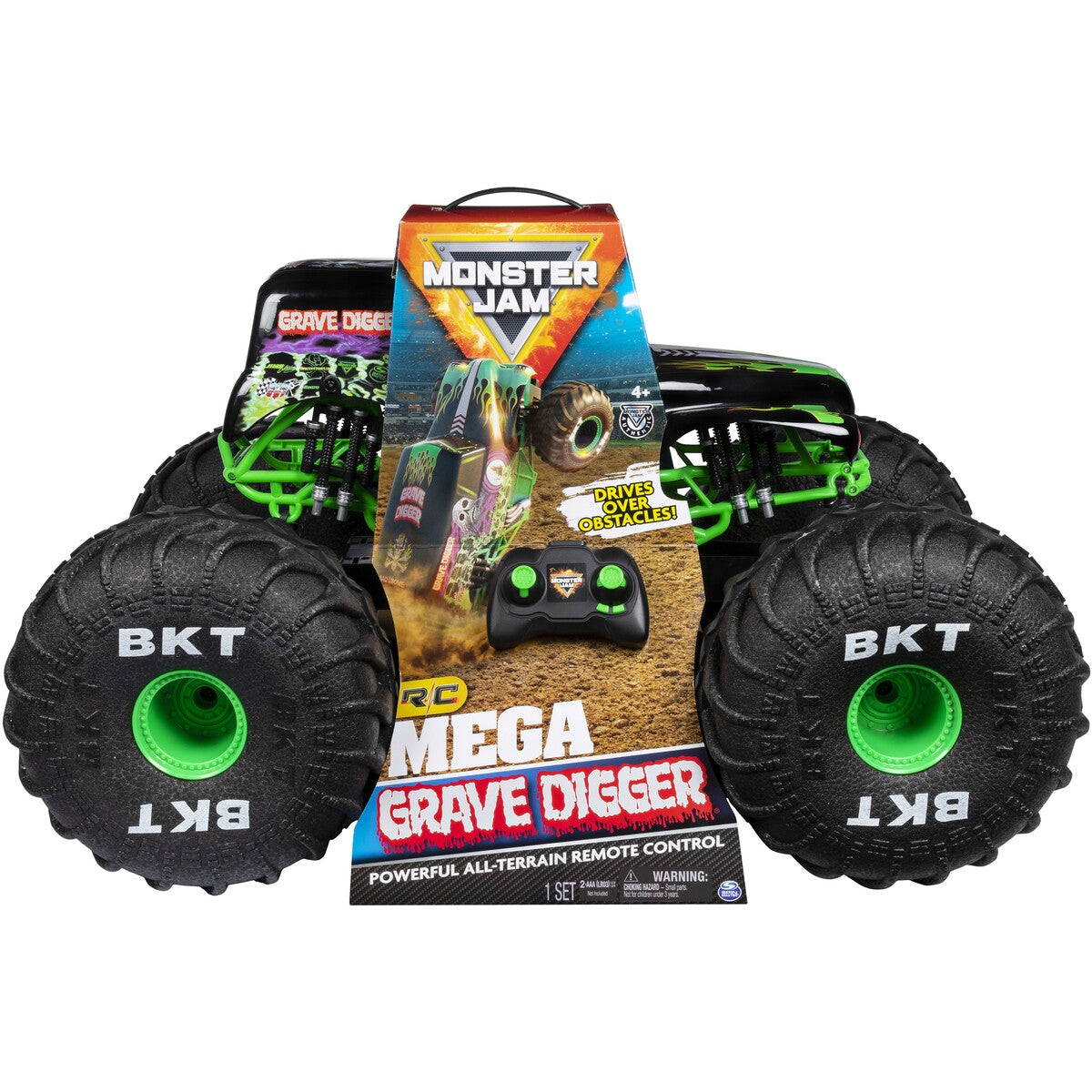 Monster Jam Mega Grave Digger Remote Control Ages 4+