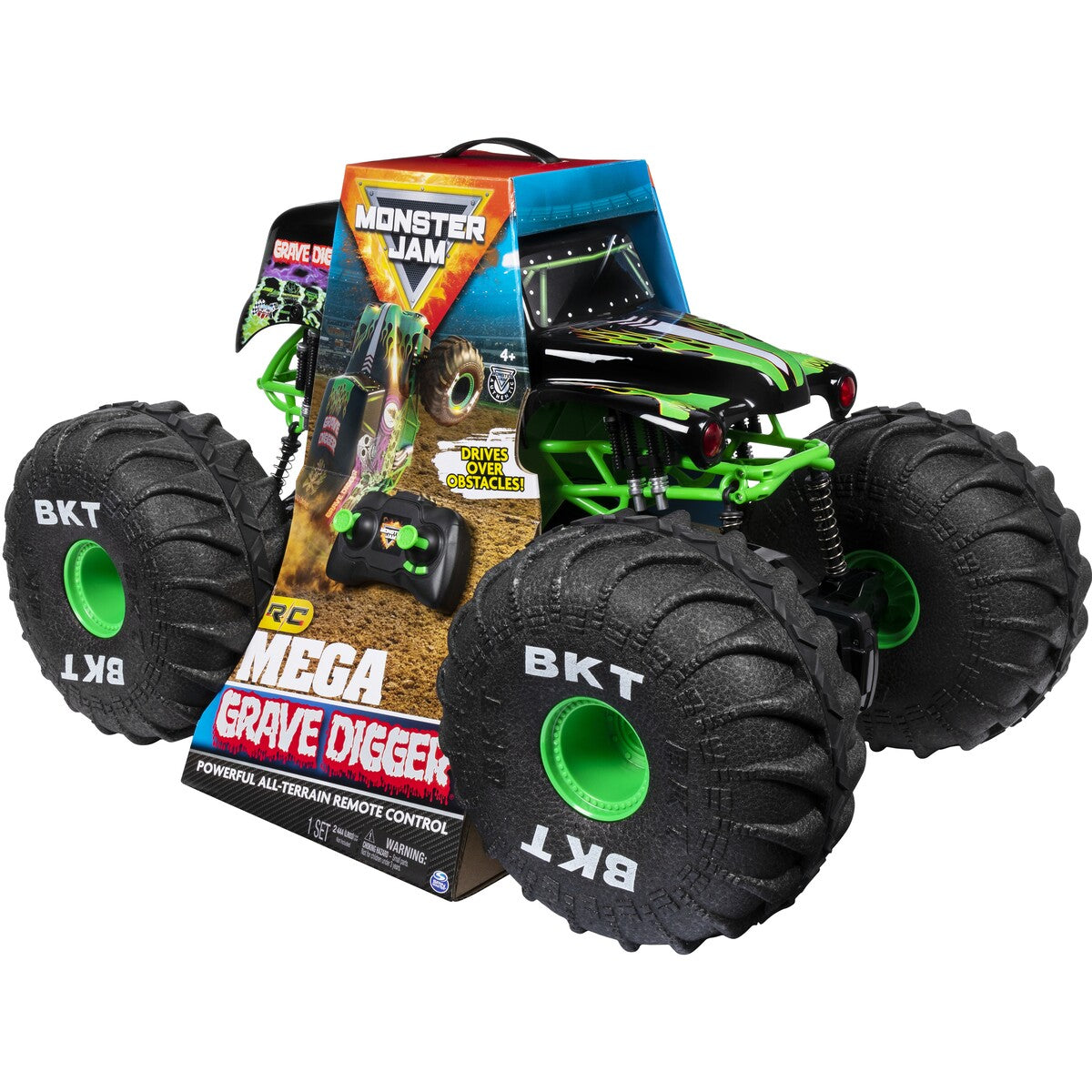 Monster Jam Mega Grave Digger Remote Control Ages 4+