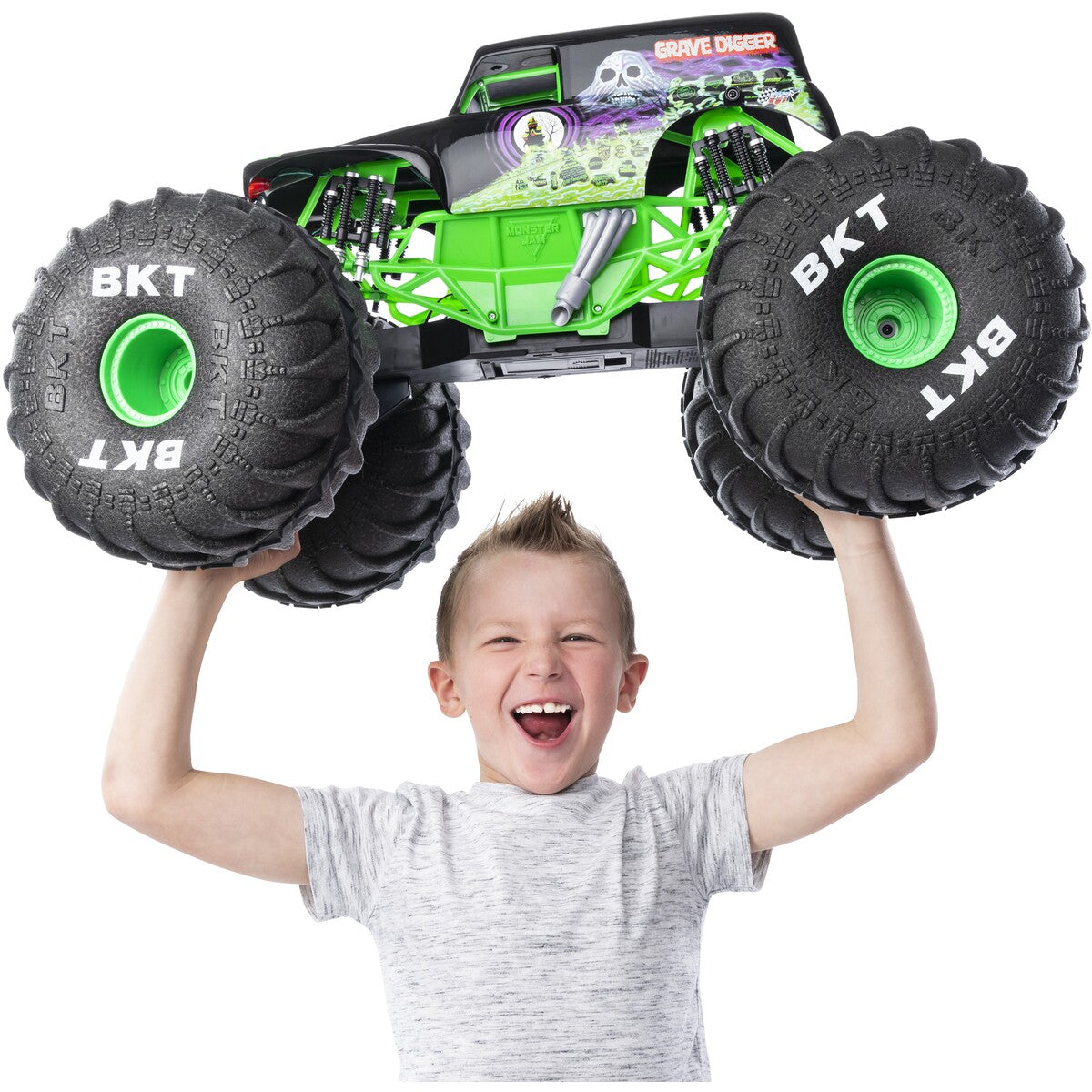 Monster Jam Mega Grave Digger Remote Control Ages 4+