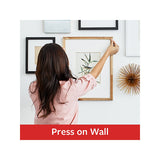 3M Command Adhesive Medium Picture Hanging Strips 4 Pack - Black