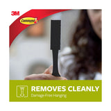 3M Command Adhesive Medium Picture Hanging Strips 4 Pack - Black