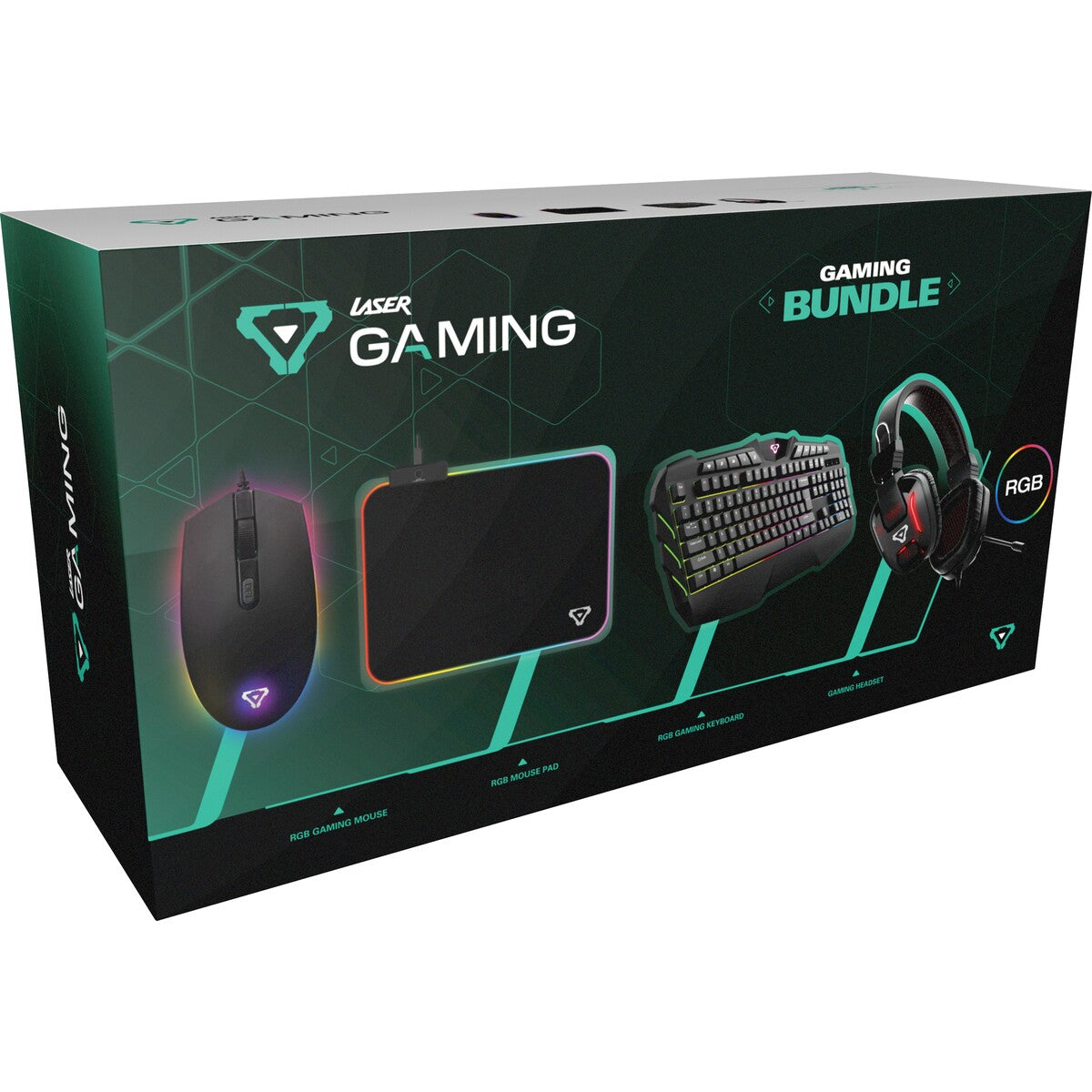 Laser LED PC Gaming Bundle - RGB