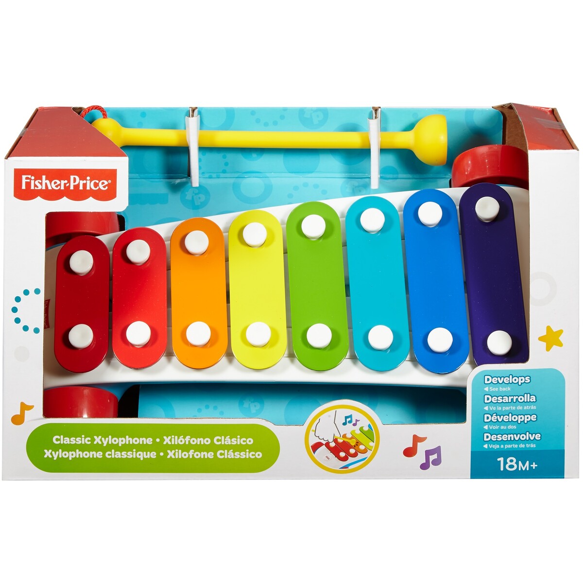 Fisher-Price Classic Xylophone / 8 Colorful Keys - TheITmart