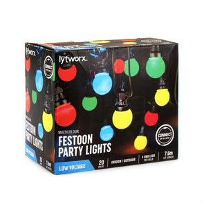 Lytworx Multi Connectable Festoon Party Lights - 20 Pack