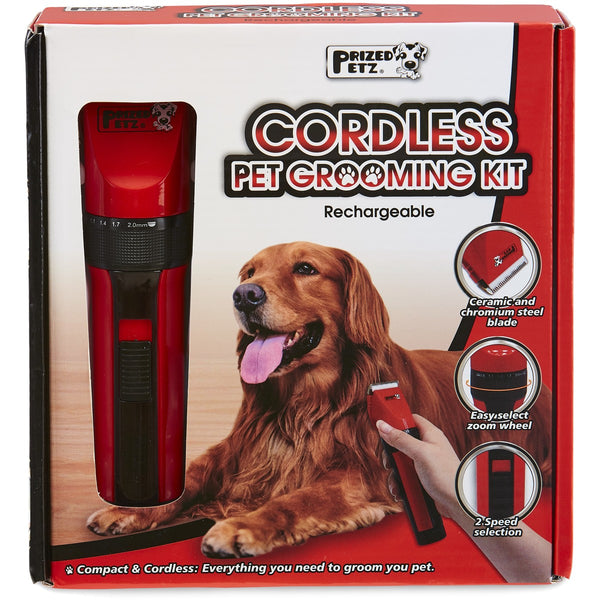 Prized Petz Cordless Pet Grooming Kit -  2 Speed