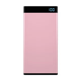 Laser 10000mAh Power Bank with 3-in-1 Cable - Black- Pink - White - TheITmart