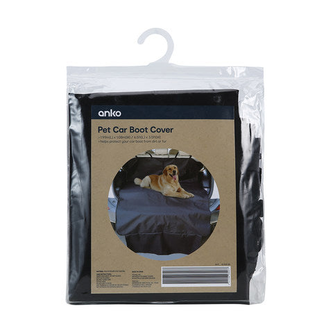Black Pet Car Boot Cover / Protects Your Car Boot