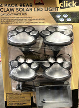 Click 4 Pack Bear Claw Solar LED Light