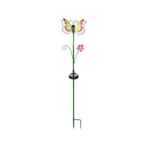 Click 75cm Butterfly Solar LED Stake Light