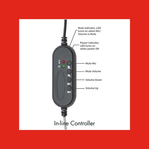 Antsig USB Head Set With Mic - Black/ Ideal for use in various situations