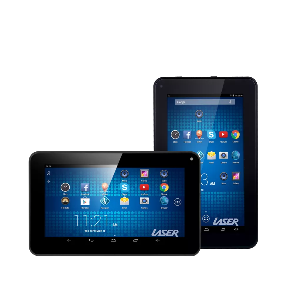 LASER 7" e-Touch Performance Tablet MID-782 - Black / QUAD CORE, ANDROID 4.4 GPS - TheITmart