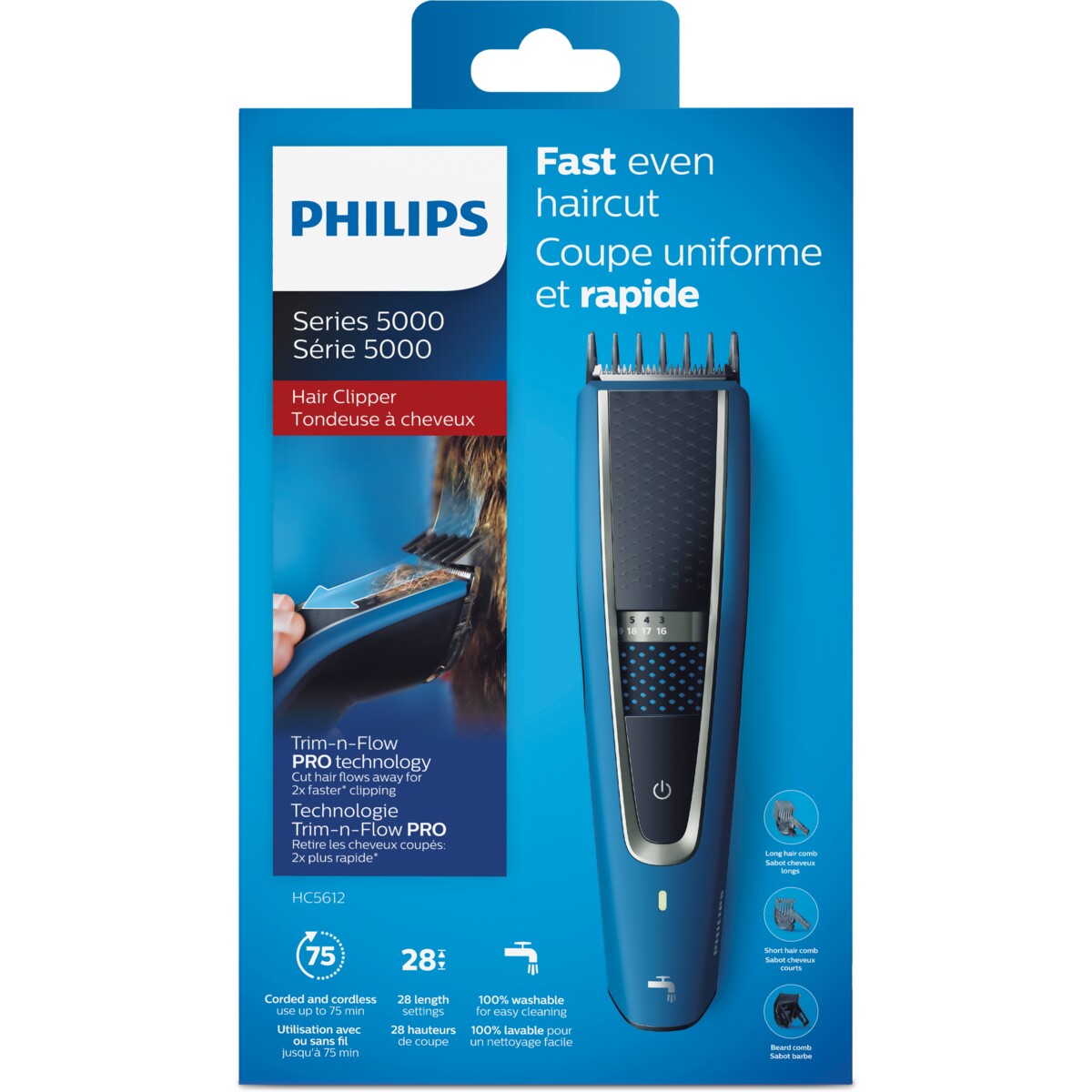 Philips Series 5000 Hair Clipper-HC5612/15