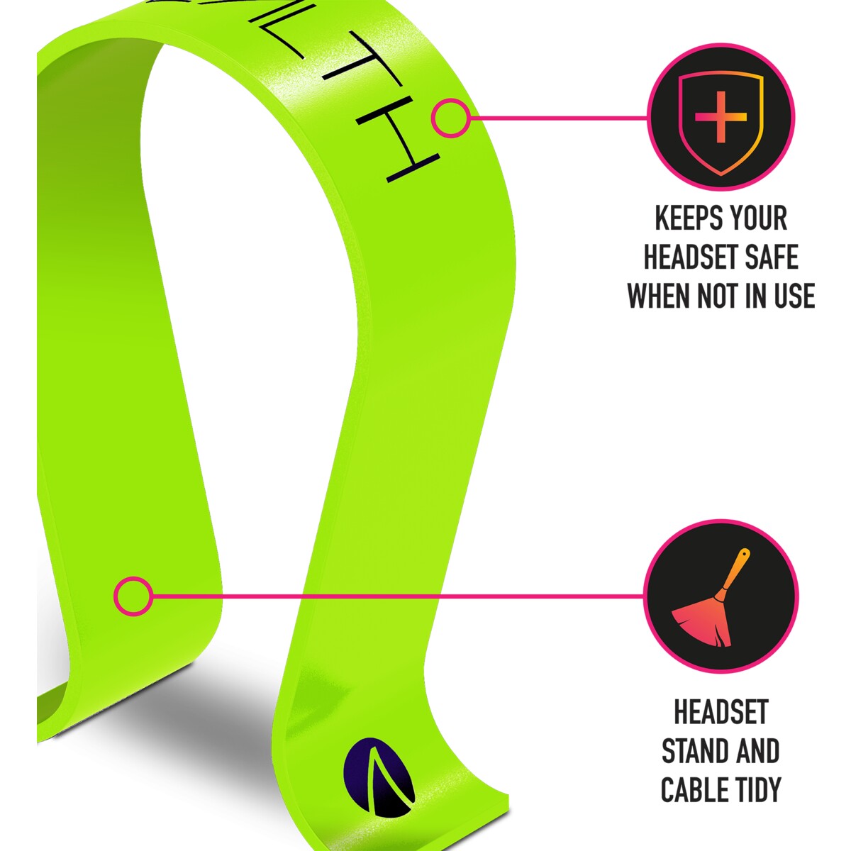 Stealth Gaming Headset Stand - Blue / Green - TheITmart