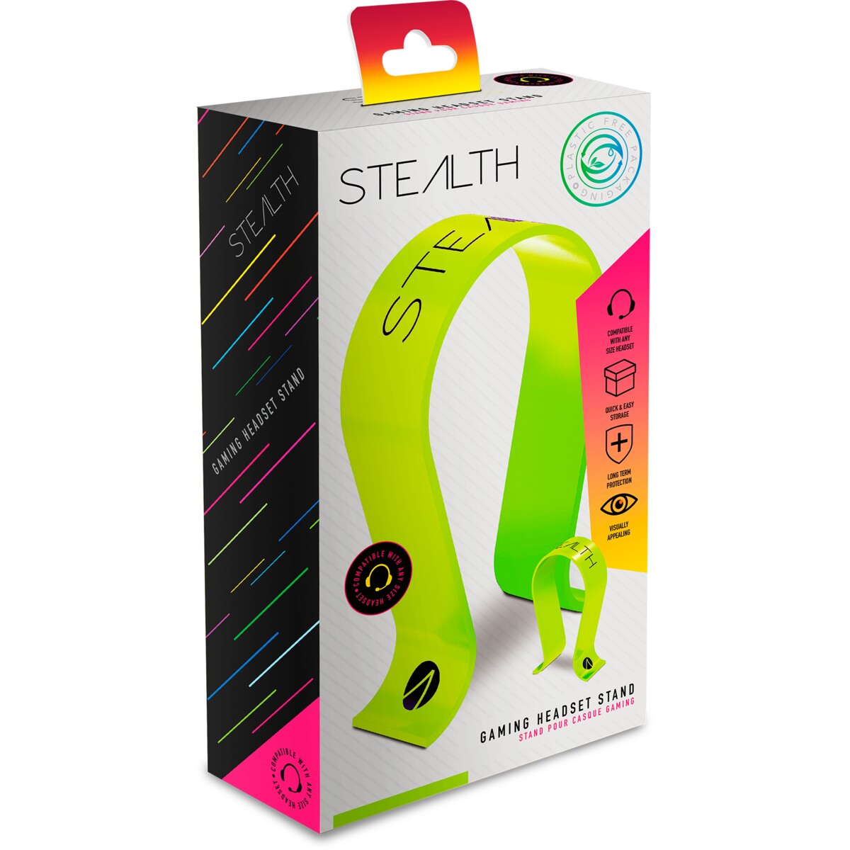 Stealth Gaming Headset Stand - Blue / Green - TheITmart