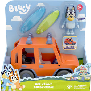 Bluey Family Cruiser Toys set for Ages 3+