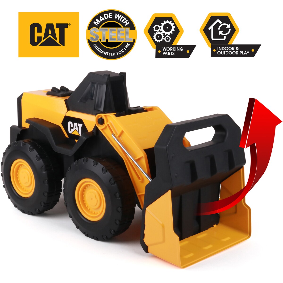 CAT Steel Front Loader for Ages 3+ years - TheITmart