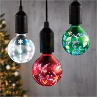 Lytworx LED Festive Glass Bauble - TheITmart