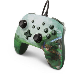 Nintendo Switch PowerA Wired Enhanced Controller - Hyrule Green