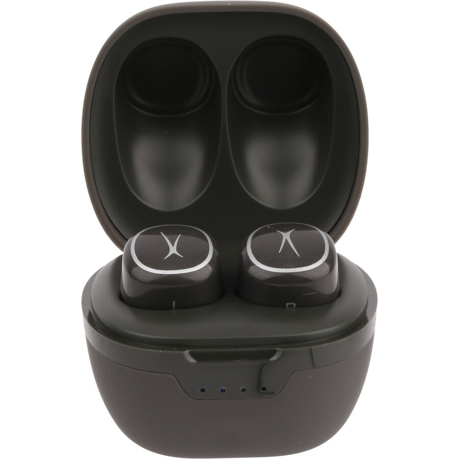 Altec Lansing Waterproof Bluetooth NanoPods - Charcoal Grey and Purpley Pink