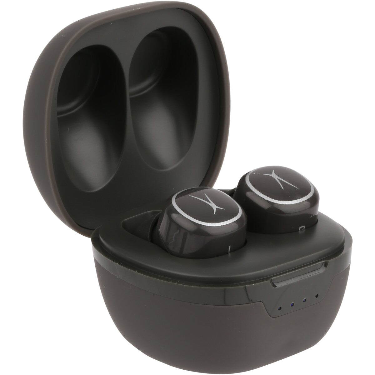 Altec Lansing Waterproof Bluetooth NanoPods - Charcoal Grey and Purpley Pink