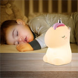 Arlec Silicone Unicorn LED 4 Colour Changing Night Light - TheITmart