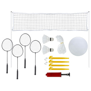 Action Volleyball and Badminton Set / Use with 2- 4 players