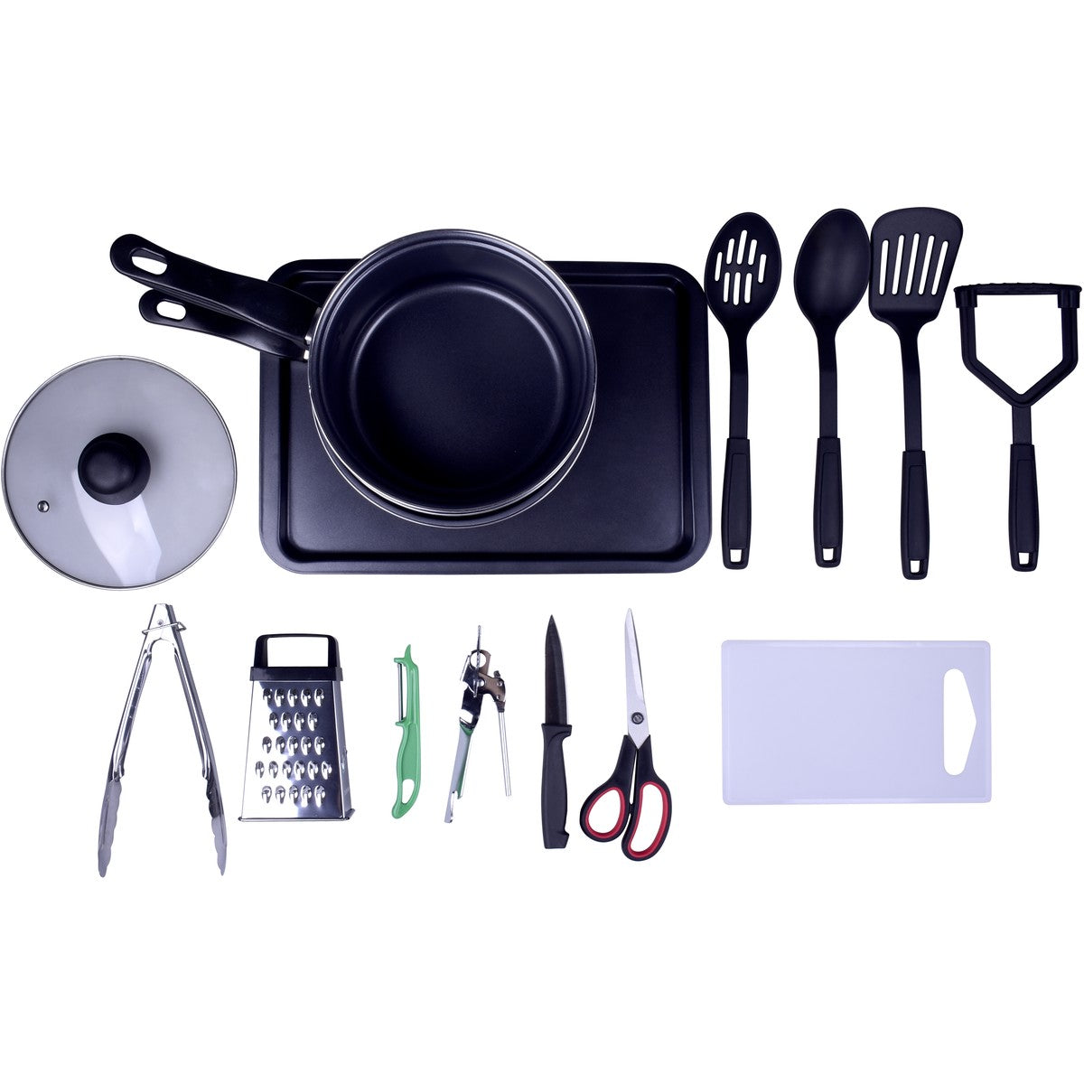 Brilliant Basics Starter Set Cookware 15 Pieces - TheITmart