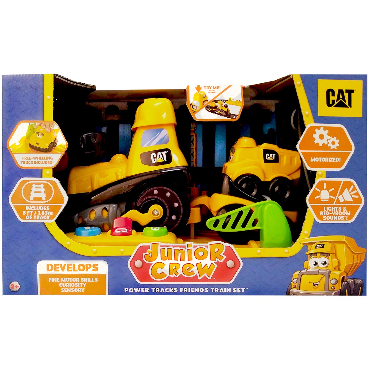 CAT Junior Crew Power Tracks Friends Train Set - TheITmart