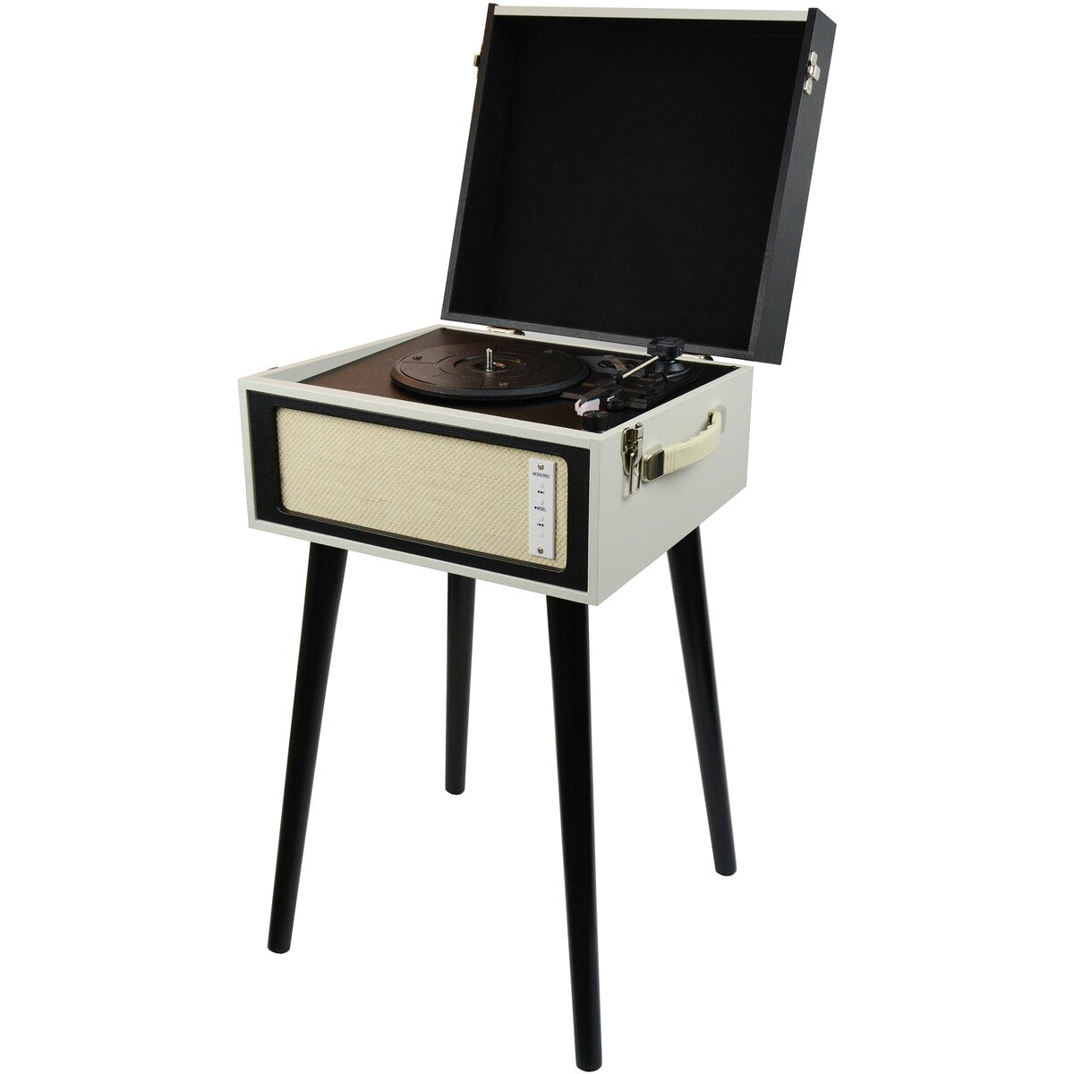 Brooklyn Audio Bluetooth Turntable /Built-in Speakers/ Removable Legs - TheITmart