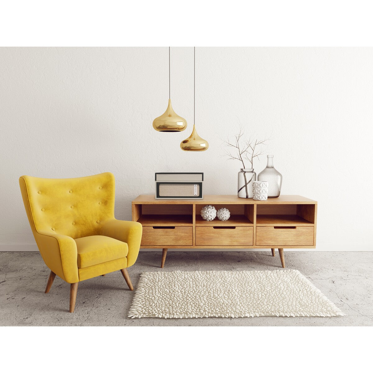 Brooklyn Audio Bluetooth Turntable /Built-in Speakers/ Removable Legs - TheITmart