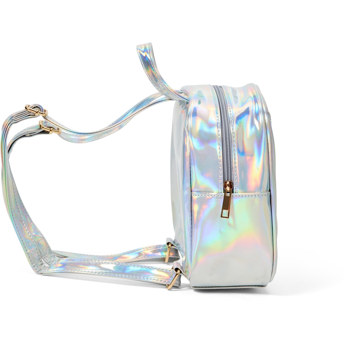 K-D Kids Holographic Unicorn Backpack - Silver - TheITmart