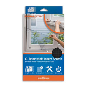 Permastik 2m x 2m XL Removable Insect Screen / Easy DIY installation