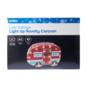 Indoor/Outdoor Light Up Novelty Caravan Decorative Light