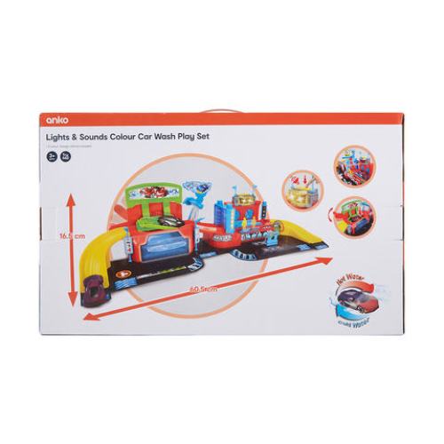 Light and Sounds Colour Change Car Wash Play Set
