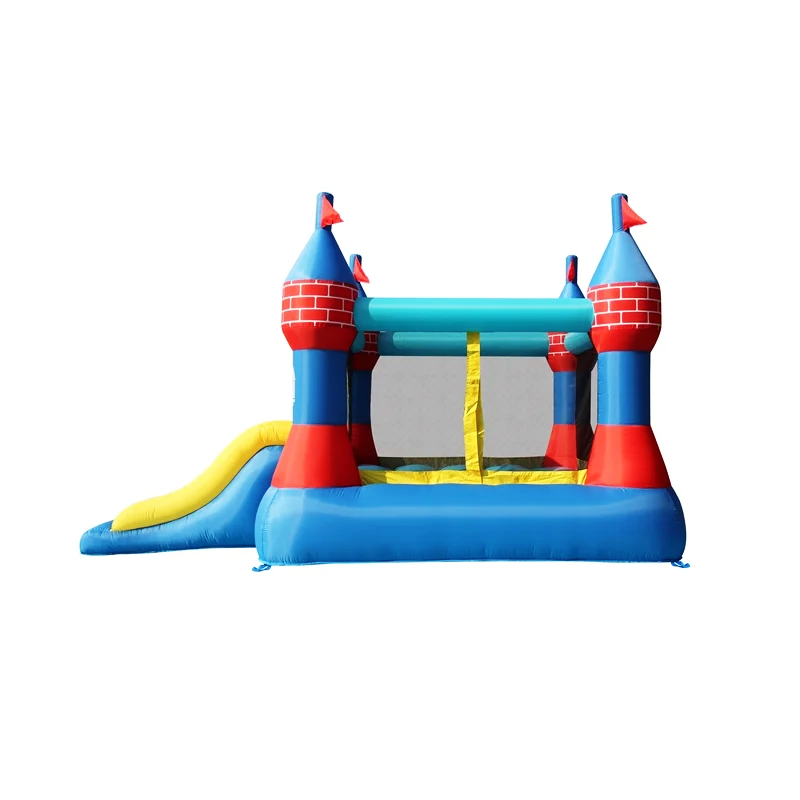 Swing Slide Climb Happy Hop Castle Bouncer Inflatable Play Set/ Multicolour - TheITmart