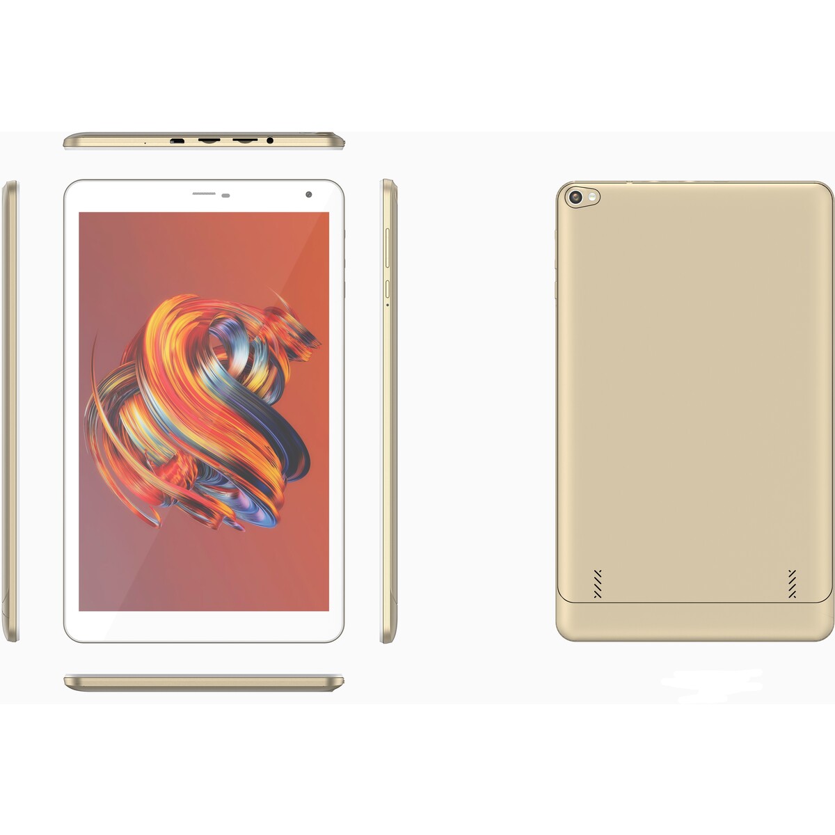 Laser 10 inch Tablet IPS Android 32GB/2GB RAM Go Edition Aztec Gold