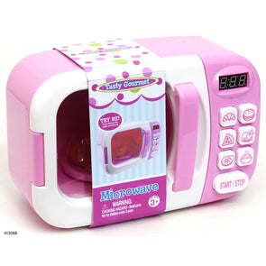 Microwave 2 Piece Playset - Pink / Suitable for Ages 3+ Years