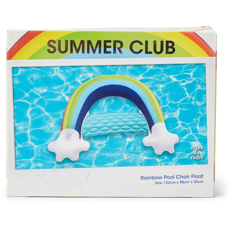 Summer Club Rainbow Chair Float Suitable for ages 3+