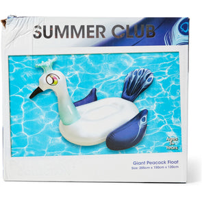 Summer Club Giant Peacock Float Suitable for ages 3+