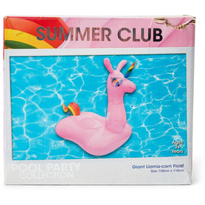 Summer Club Giant Llama-corn Float Suitable for Ages 3+