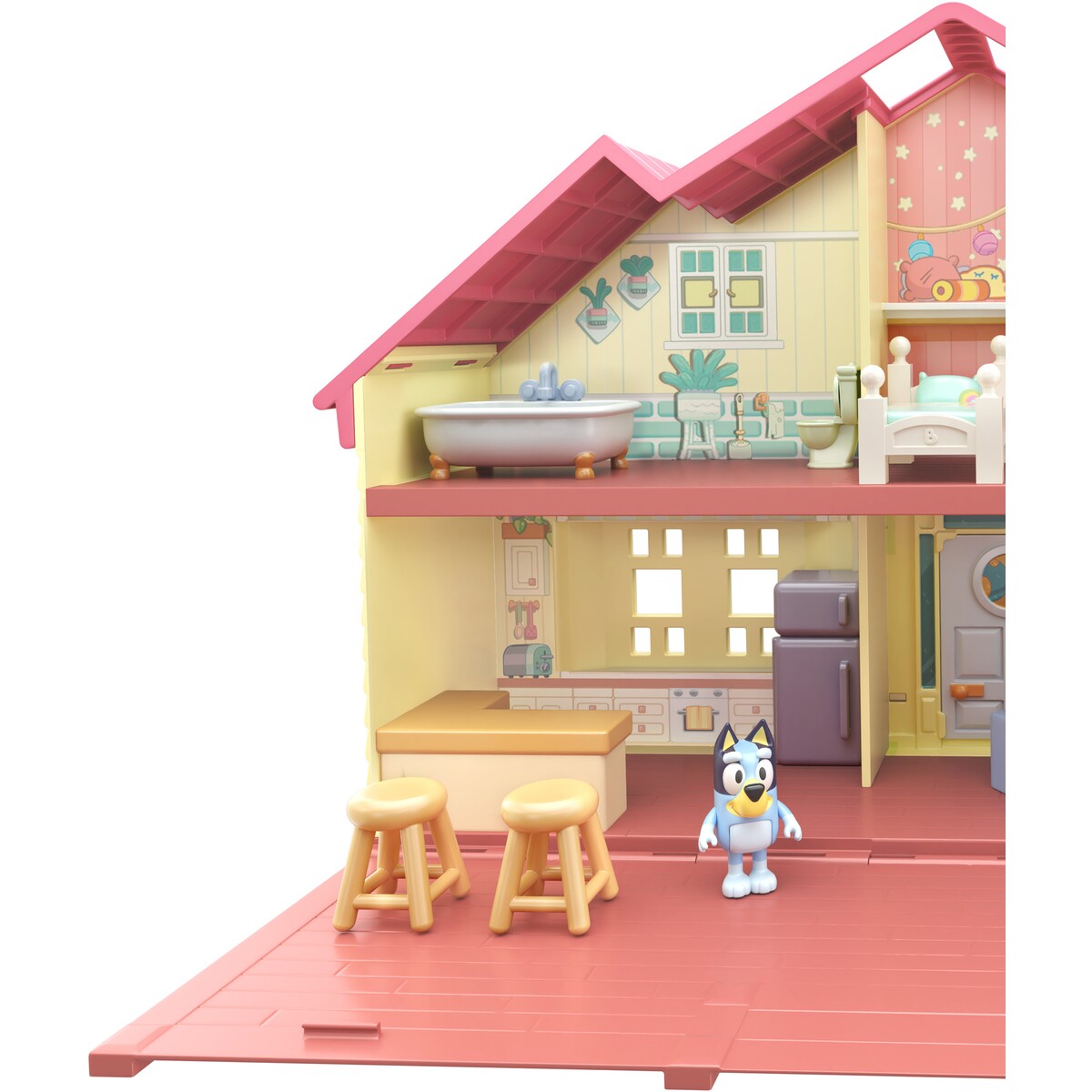 Bluey Heeler Family Home and Outdoor BBQ Playset