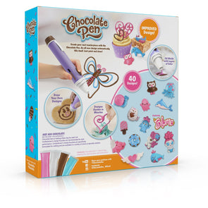 Battery Operated Real Chocolate Pen/40 Designs / Suitable for Ages 6+ Years