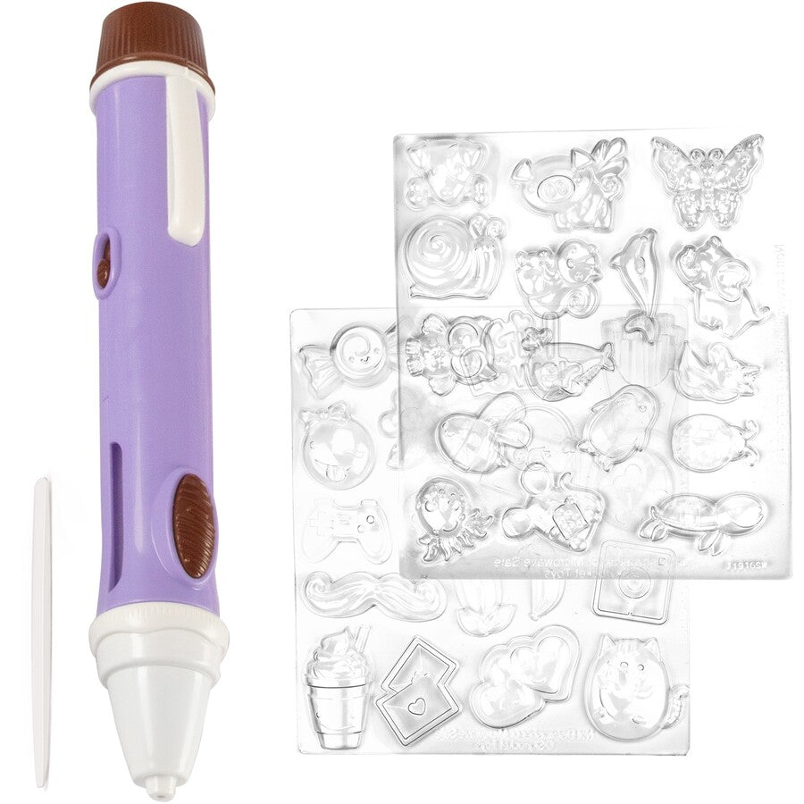 Battery Operated Real Chocolate Pen/40 Designs / Suitable for Ages 6+ Years