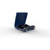 Brooklyn Retro Turntable - Blue / Cream Colour