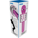 Laser Karaoke LED Microphone - Pink