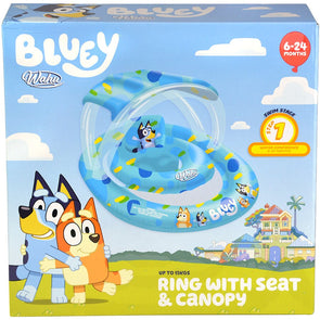 Wahu Bluey Ring with Seat & Canopy - Blue