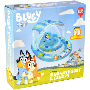 Wahu Bluey Ring with Seat & Canopy - Blue