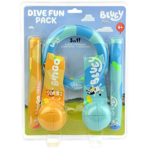Bluey Dive Fun Pack Suitable for Ages 6+ Years